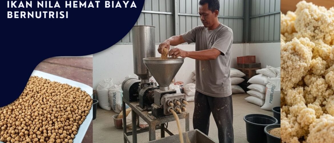 Meracik Pakan Buatan Ikan Nila Hemat Biaya Bernutrisi